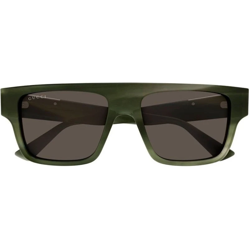 Gucci GG1960S Occhiali da Sole Uomo Verde Squadrati 53mm