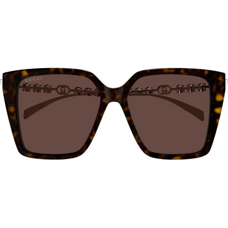 Gucci GG1967S Occhiali da Sole Farfalla Havana Marrone 54mm