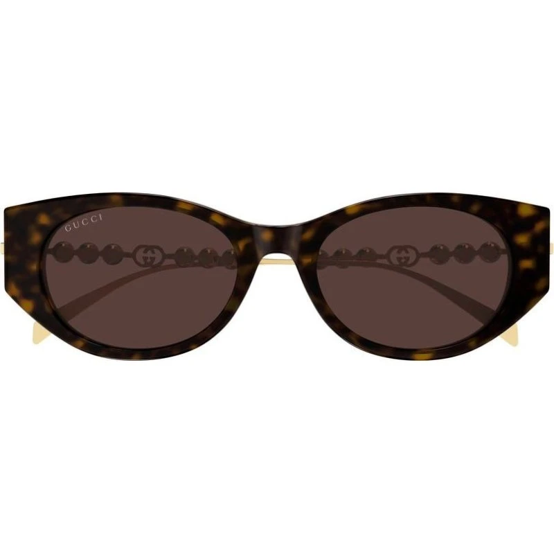 Gucci GG1970SA Occhiali da Sole Cat-Eye Havana Marrone 54mm