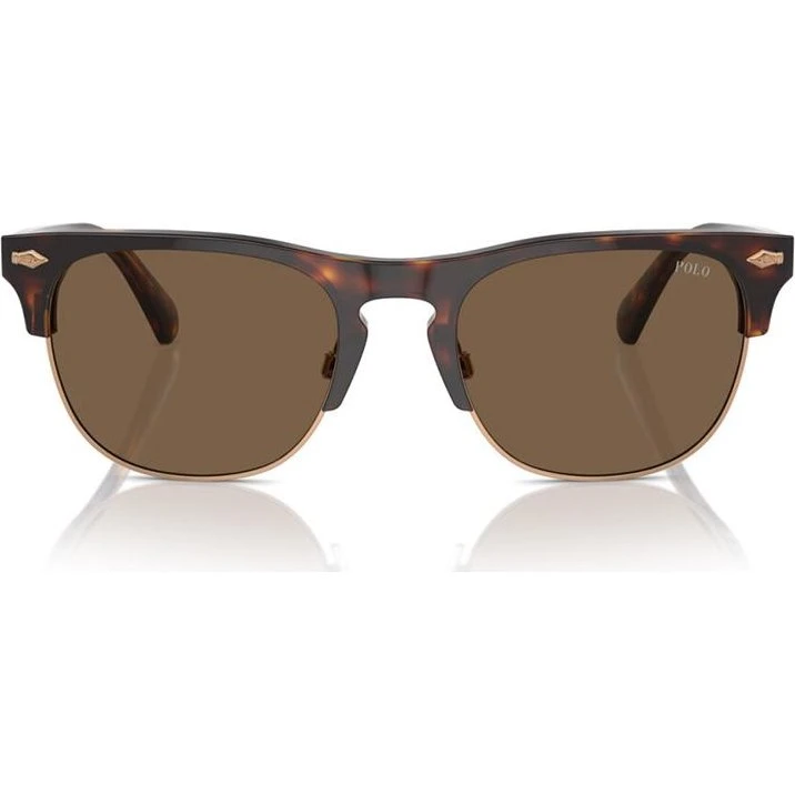 Polo Ralph Lauren PH 4213 Occhiali da Sole Uomo Avana Squadrati 54mm