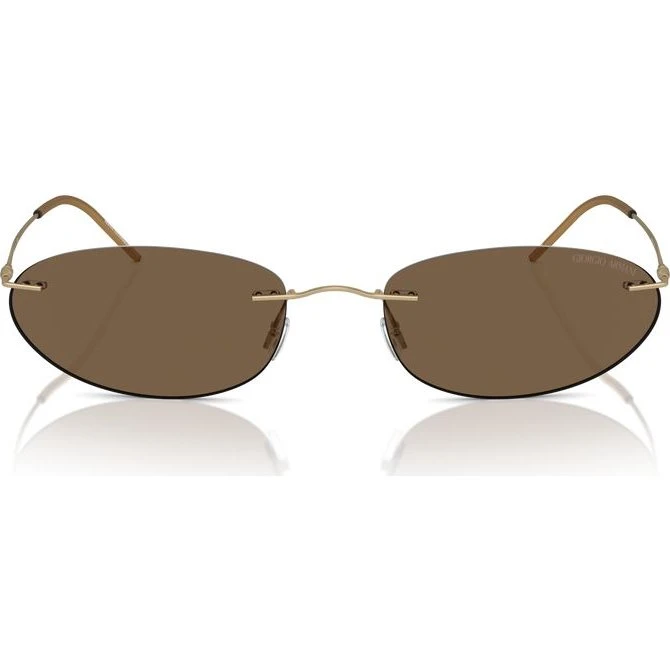 Giorgio Armani Occhiali da Sole AR 1508M Oro e Marrone 58mm