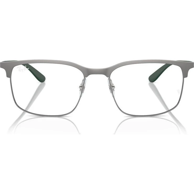 Ray-Ban RX 6518 Occhiali da Vista Squadrati in Metallo Argento