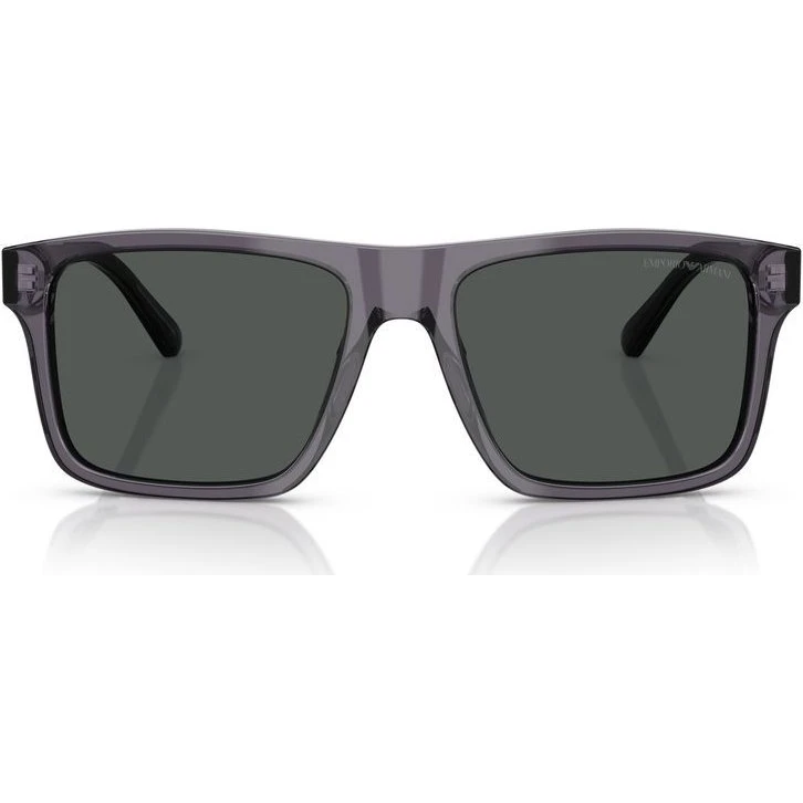 Emporio Armani EA 4232 Occhiali da Sole Uomo Squadrati Grigi