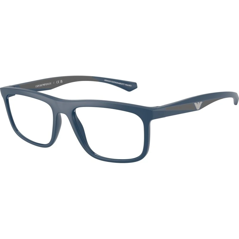 Emporio Armani EA3246 6185 Occhiali da Vista Blu Squadrati