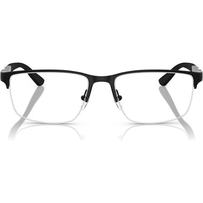 Emporio Armani EA 1164 Occhiali da Vista Uomo Neri Rettangolari