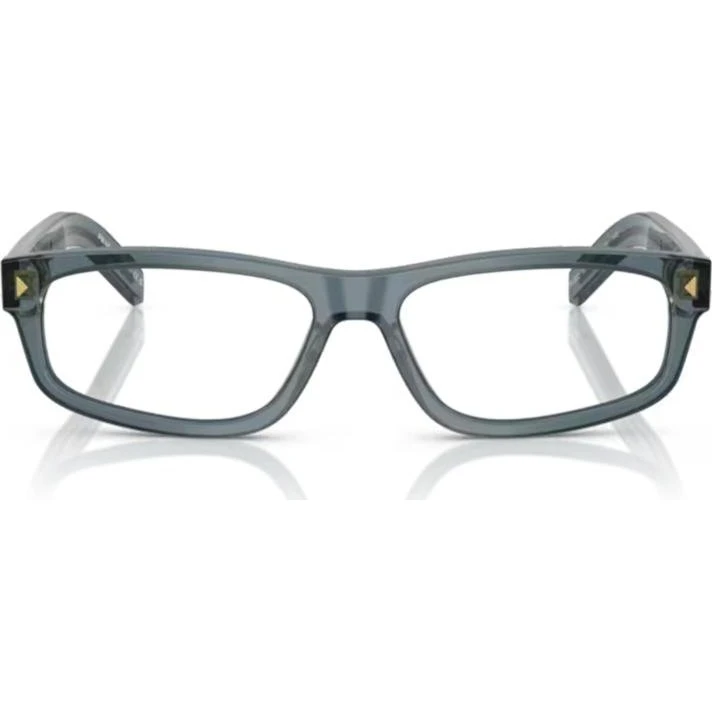 Prada Occhiali da Vista Uomo PR B02V Squadrati Grigio/Oro