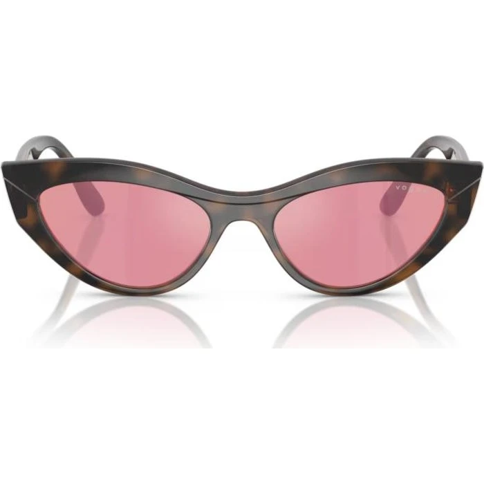 Vogue Vo 5637SU Occhiali da Sole Cat Eye Marrone e Rosa 52mm
