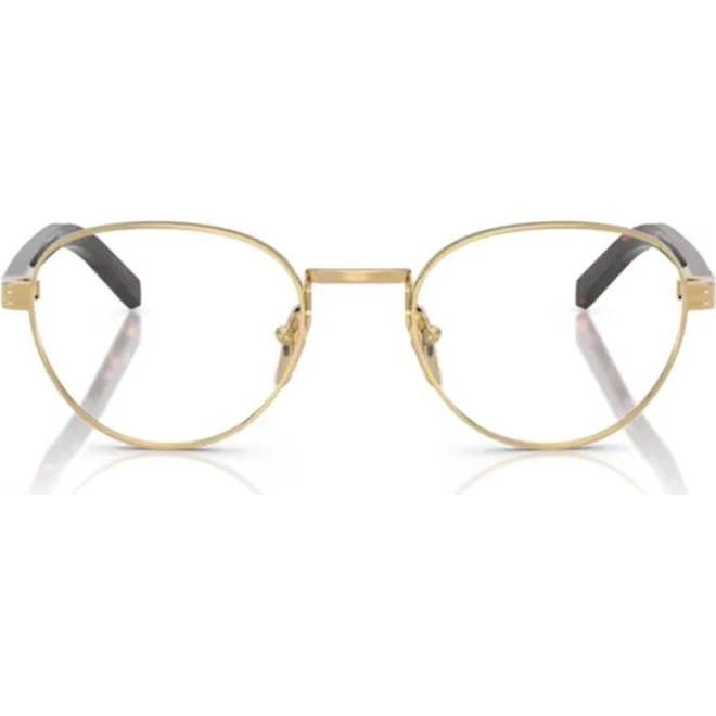 Prada PR B53V Occhiali da Vista Donna Oro Rotondi