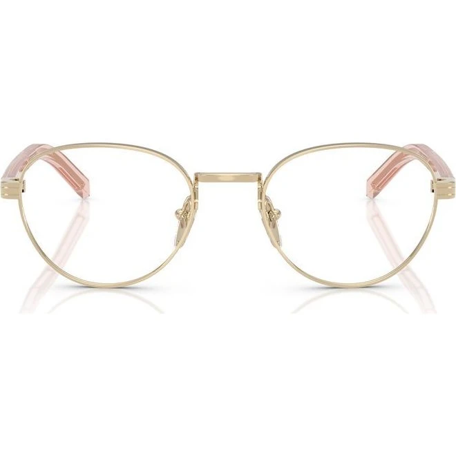 Prada PR B53V Occhiali da Vista Donna Oro Rotondi