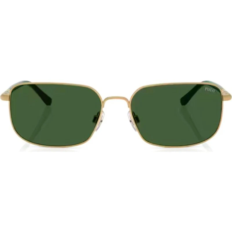 Polo Ralph Lauren PH3159 Occhiali da Sole Uomo Squadrati Oro