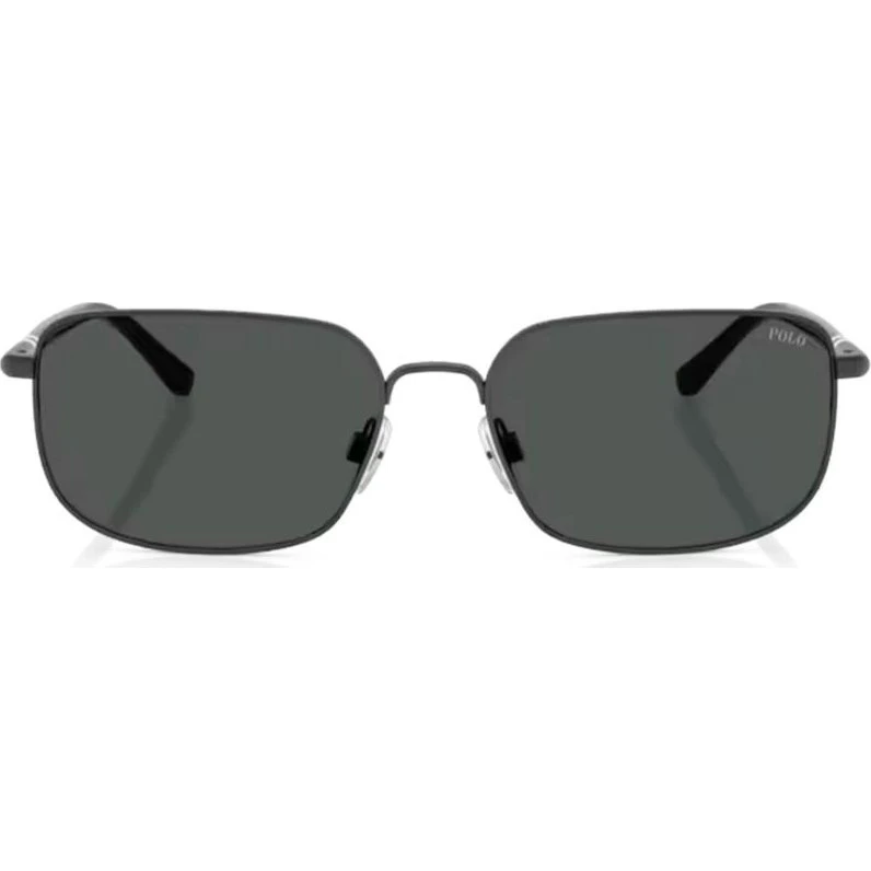 Polo Ralph Lauren PH3159 Occhiali da Sole Uomo Argento Squadrati