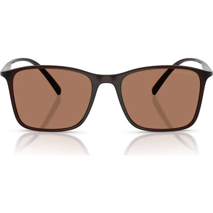 Giorgio Armani AR 8231U Occhiali da Sole Uomo Marrone Squadrati