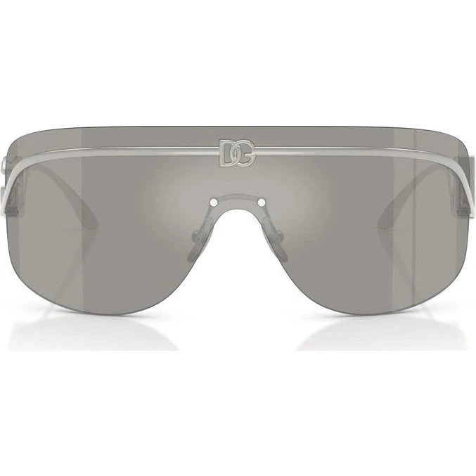 Dolce & Gabbana DG 2320 Occhiali da Sole Donna Argento Mascherina