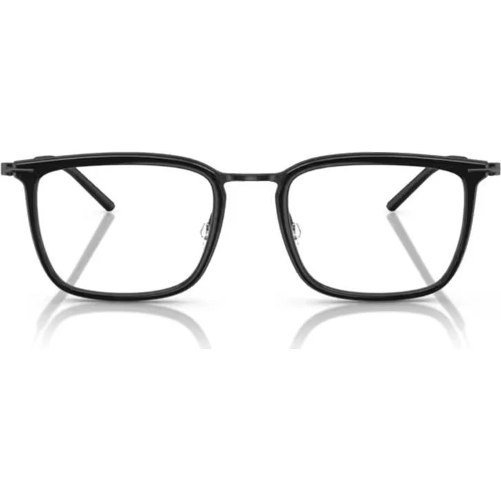 Moncler ME1001D Occhiali da Vista Unisex Nero Squadrati