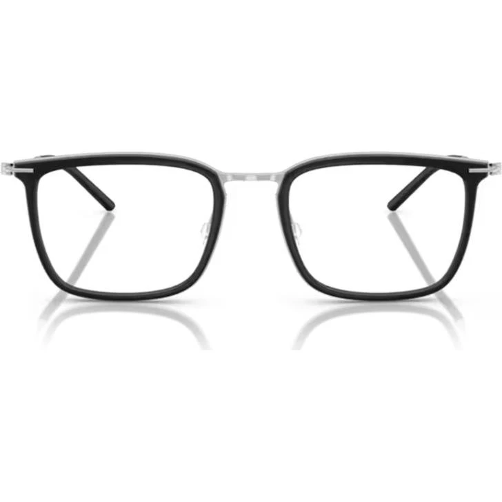 Moncler ME1001D Occhiali da Vista Unisex Nero Squadrati
