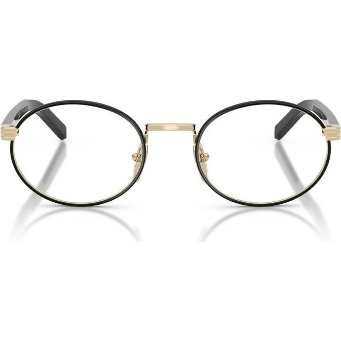 Prada PR B55V Occhiali da Vista Donna Oro Rotondi