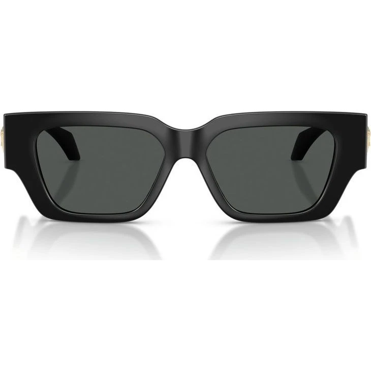 Versace VE 4497U Occhiali da Sole Geometrici Nero e Grigio