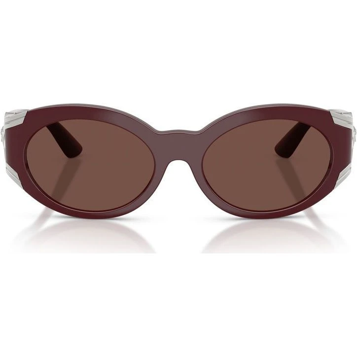 Versace VE 4503U Occhiali da Sole Donna Rossi Ovali