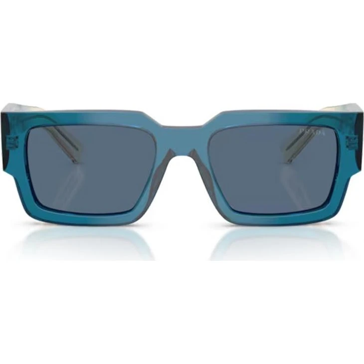 Prada PR B17S Occhiali da Sole Uomo Blu Rettangolari