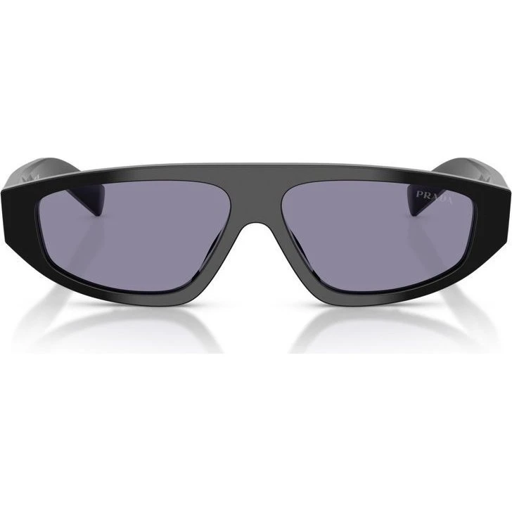 Prada PR C02S Occhiali da Sole Uomo Nero e Viola 57mm