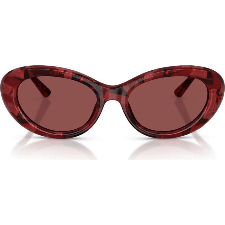 Dolce & Gabbana DG 4519 Occhiali da Sole Donna Rossi Ovali
