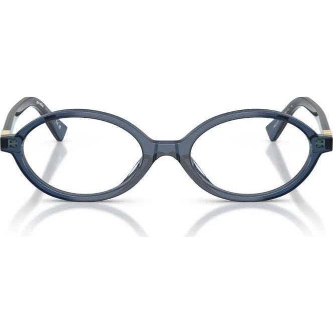 Miu Miu VMU 01XV Occhiali da Vista Donna Geometrici Blu