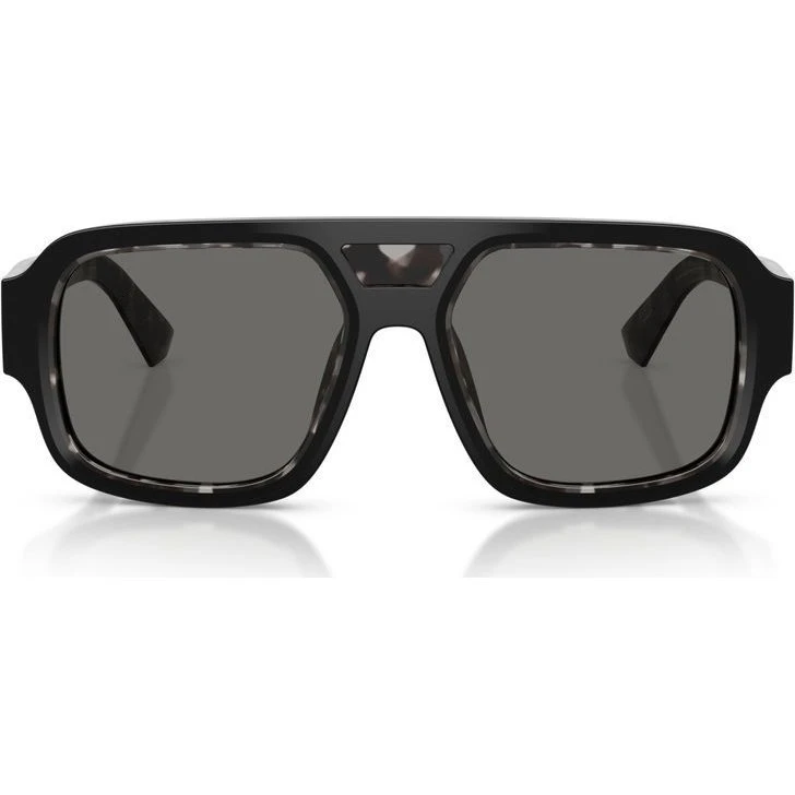 Dolce & Gabbana DG 4516 Occhiali da Sole Uomo Pilot Nero Grigio