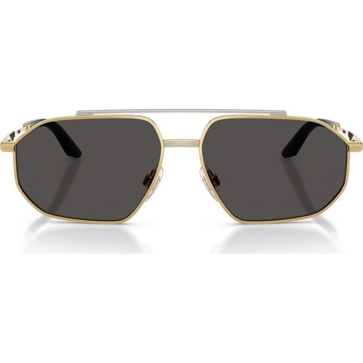 Dolce & Gabbana DG 2328 Occhiali da Sole Uomo Geometrici Oro