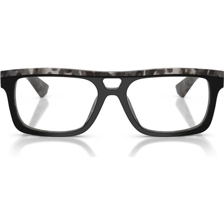 Dolce & Gabbana DG 3431 Occhiali Da Vista Uomo Neri Rettangolari