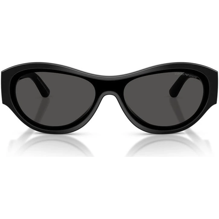 Emporio Armani EA 4265U Occhiali da Sole Cat-Eye Nero e Grigio