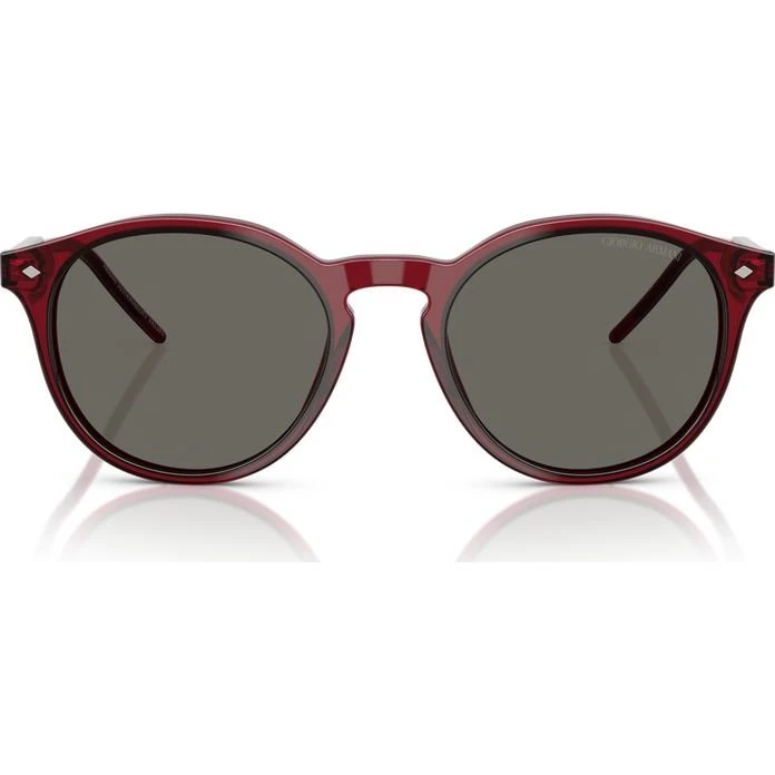 Giorgio Armani AR 8211 Occhiali da Sole Pantos Rosso e Grigio 52mm