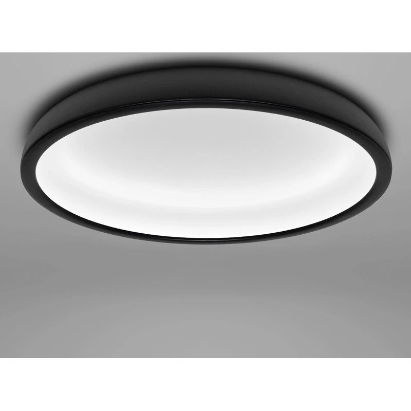 Stilnovo Plafoniera LED Reflexio, Ø 46 cm, Nero