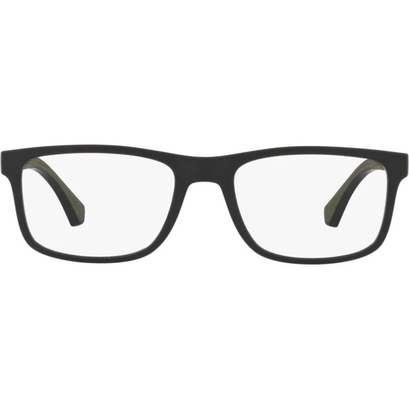 Emporio Armani EA 3147 Occhiali da Vista Uomo Neri Squadrati