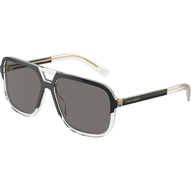 Dolce & Gabbana DG4354 Occhiali da Sole Uomo Squadrati Polarizzati