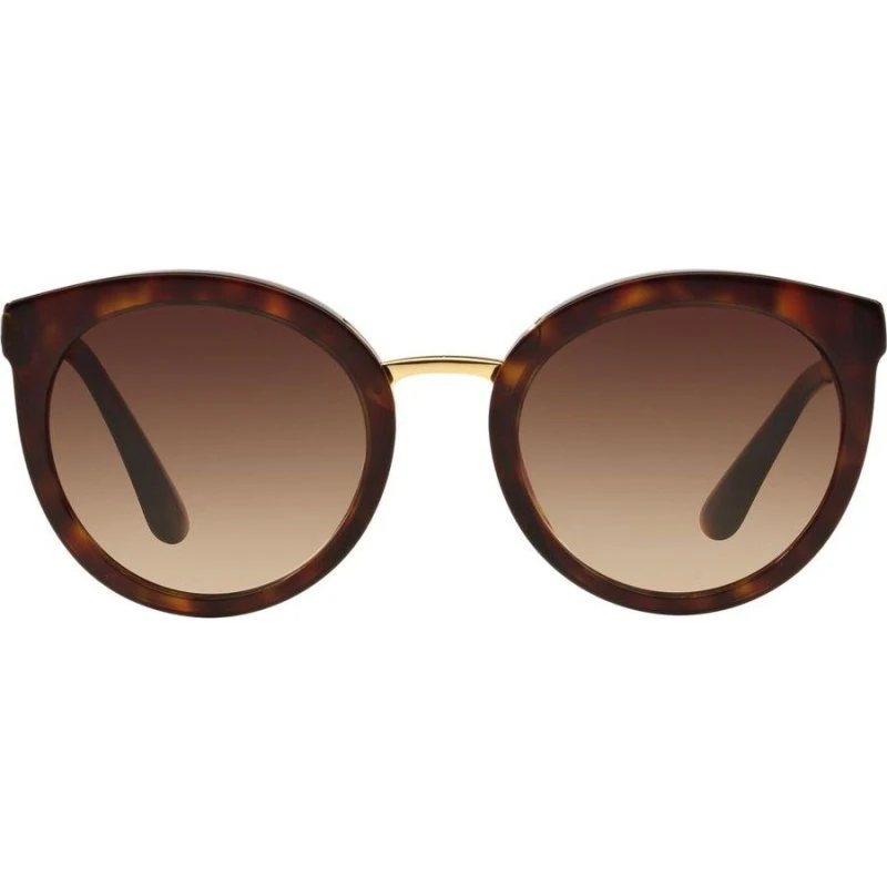 Dolce & Gabbana DG 4268 Occhiali da Sole Donna Avana Rotondi