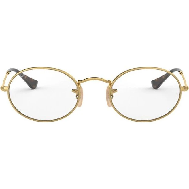 Ray-Ban RX 3547V Oval Metal Oro - Occhiali da Vista Unisex