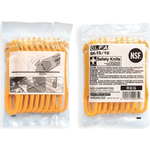 OLFA SK-15 Cutter Monouso con Lama Coperta