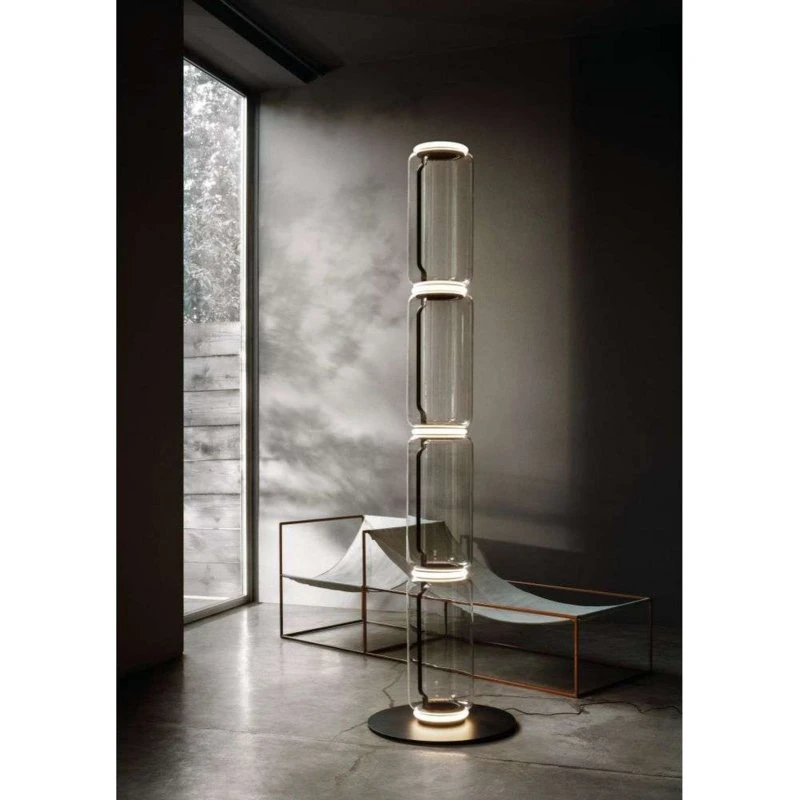 Flos Noctambule F4 High Cylinder - Piantana in Vetro