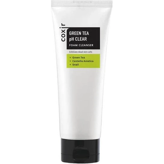 Coxir Green Tea pH Clear Foam Cleanser - Schiuma Detergente 150ml