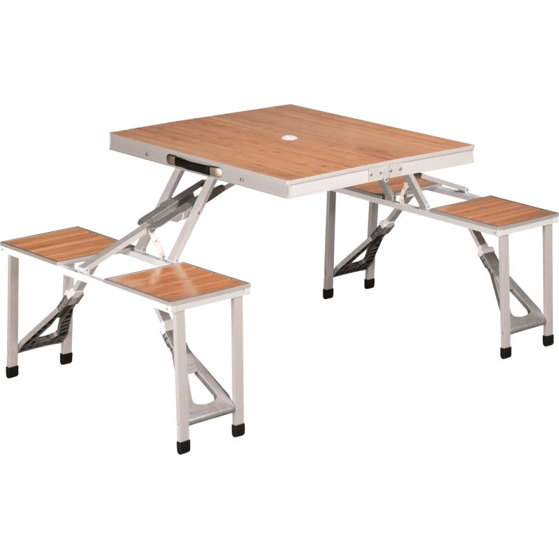 Outwell Dawson Tavolo da Picnic in Bambù con Sedie
