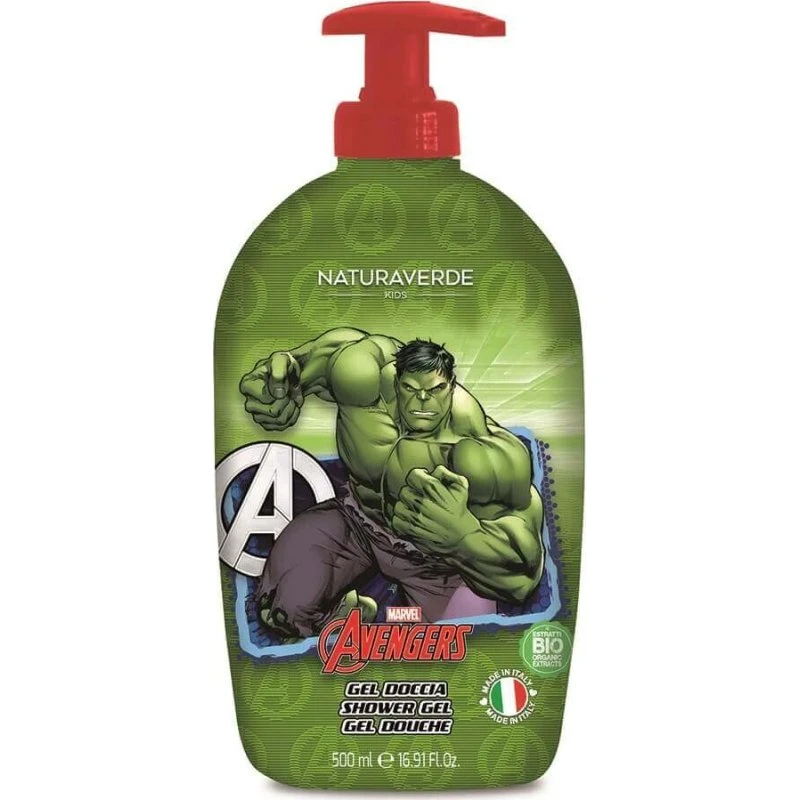 Naturaverde Gel Doccia Avengers Hulk alla Calendula e Camomilla 500 ml