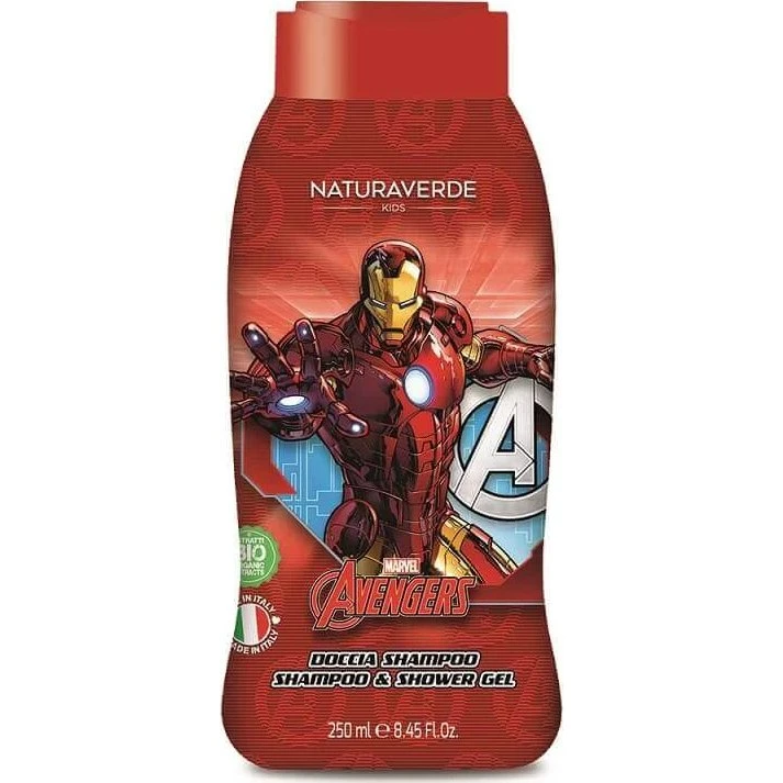 Naturaverde Shampoo e Gel Doccia Avengers Iron Man 250 ml