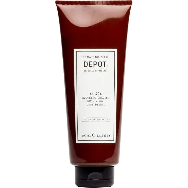 Depot 404 Crema Sapone da Barba Lenitiva con Olio di Mandorle