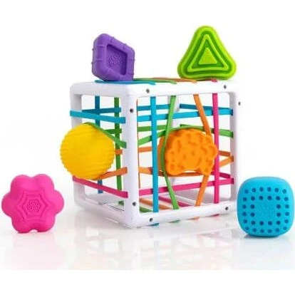Fat Brain Toys InnyBin Cubo di Selezione Forme Morbido
