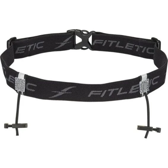 Fitletic Cintura Porta Numero Race Number Belt Nero
