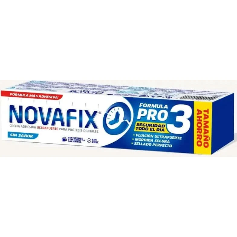 Novafix Pro3 Crema Adesiva per Protesi Dentaria, 70g
