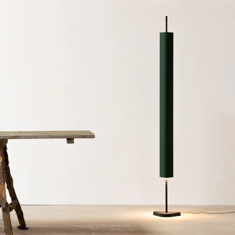 Piantana LED FLOS Emi Verde Scuro, Dimmerabile, 170 cm