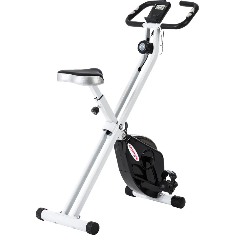 SPORTNOW Cyclette Pieghevole Magnetica 8 Livelli Nero