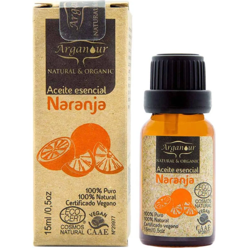 Arganour Olio Essenziale di Arancia 100% Puro 15 ml