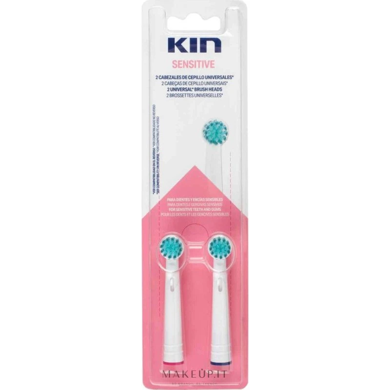 Kin Testina Spazzolino Elettrico Sensitive - 2 Unità